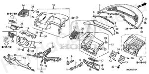 INSTRUMENT PANEL GARNISH (DRIVER SIDE) INSTRUMENT PANEL GARNISH (DRIVER SIDE)