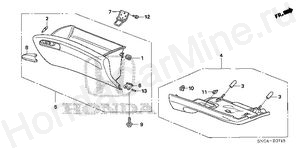 INSTRUMENT PANEL GARNISH (PASSENGER SIDE) INSTRUMENT PANEL GARNISH (PASSENGER SIDE)