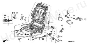 FRONT SEAT COMPONENTS (L.) FRONT SEAT COMPONENTS (L.)