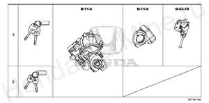 KEY CYLINDER SET KEY CYLINDER SET