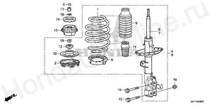 FRONT SHOCK ABSORBER  FRONT SHOCK ABSORBER