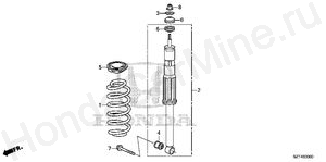 REAR SHOCK ABSORBER  REAR SHOCK ABSORBER