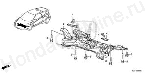 FRONT SUB FRAME  FRONT SUB FRAME