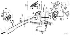 DOOR LOCKS - OUTER HANDLE  DOOR LOCKS - OUTER HANDLE