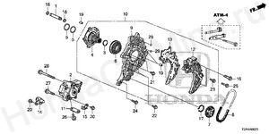 AT OIL PUMP - STATOR SHAFT (CVT) AT OIL PUMP - STATOR SHAFT (CVT)