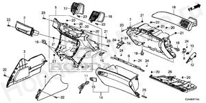 INSTRUMENT PANEL GARNISH (PASSENGER SIDE) INSTRUMENT PANEL GARNISH (PASSENGER SIDE)