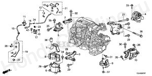 ENGINE MOUNTS (L4) (CVT) ENGINE MOUNTS (L4) (CVT)