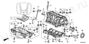  CYLINDER BLOCK - OIL PAN (L4)