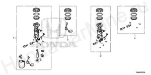  FUEL TANK SET SHORT PARTS (KA/KC)
