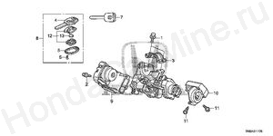  KEY CYLINDER COMPONENTS