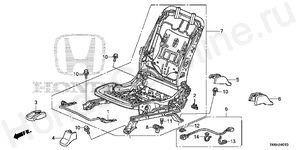 FRONT SEAT COMPONENTS (L.) (KA/KC) FRONT SEAT COMPONENTS (L.) (KA/KC)