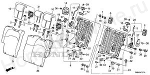 REAR SEAT-BACK (KA/KC) REAR SEAT-BACK (KA/KC)