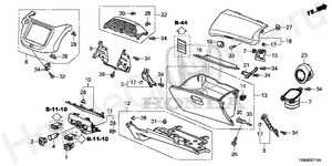  INSTRUMENT PANEL GARNISH (PASSENGER SIDE)