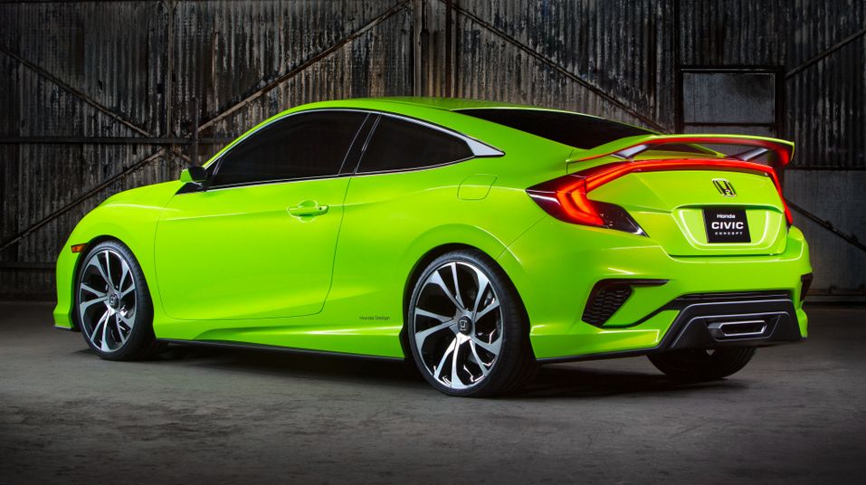 Honda Civic 2016 - вид сзади