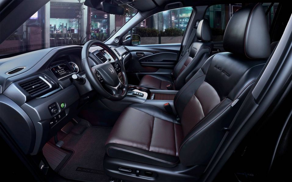 Салон Honda Pilot Black Edition Интерьер Honda Pilot Black Edition
