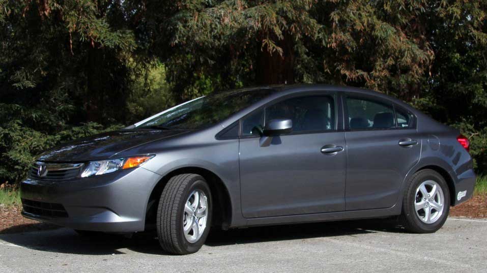 Honda Civic Natural Gas 2014 Хонда Цивик с газовой силовой установкой