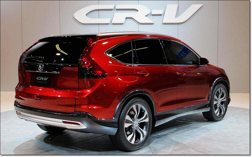 Корма Honda CR-V 2014 Honda CR-V 2014 - вид сзади