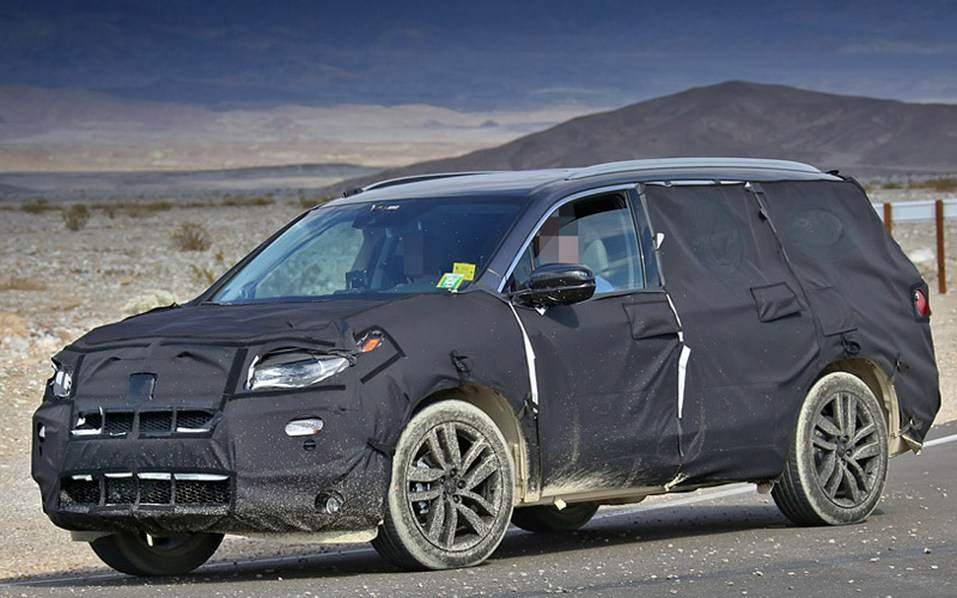 Honda Pilot 2015 на испытаниях в пустыне
