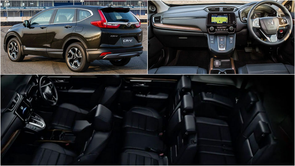 Салон семиместного Honda CR-V Интерьер трёхрядного Honda CR-V